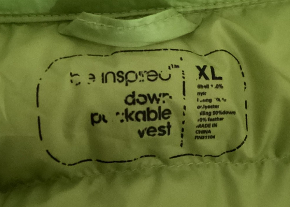 Be Inspired Full Zip Lightweight Packable Down Pu… - image 3