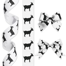 ALIBBON 1" &times; 10 Yd Goat Ribbon Livestock Animal 1 inch &times; 10 yard,