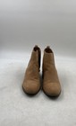 White Mountain Womens Brown Suede Block Heel Ankle Chelsea Boots Size 9