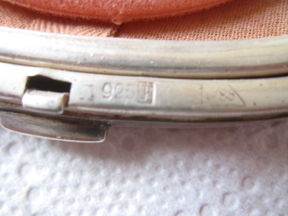 ANCIEN POUDRIER EN ARGENT MASSIF 925 - Photo 2/3