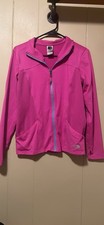 The North Face Pink Full Zip Girls Activewear Jacket XL with Pockets