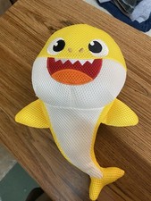 Pinkfong Yellow Baby Shark Washable Bath Shower Scrub Toy - 13