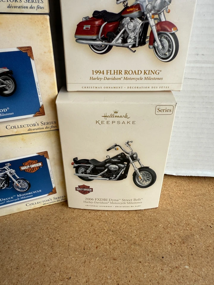 Lot of 5 HALLMARK KEEPSAKE Harley Davidson Ornament Collection - Image 3 of 4