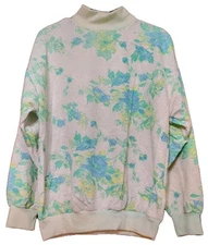 Women's Gitano Vintage Floral Print Sweatshirt Size Medium
