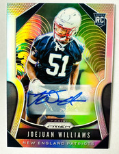 2019 Panini Prizm Joejuan Williams AUTO RC SILVER Prizm Patriots Rookie!