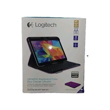Pink Logitech Ultrathin Keyboard Folio for Samsung Galaxy Tab4 10.1