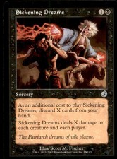Sickening Dreams LP Light Play Torment MTG [9989]