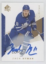 2018-19 SP Authentic Limited Auto Zach Hyman #91 Auto 0c3