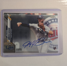 Topps 2020 Chrome Rookie Autograph Michael Brosseau #RA-MBR Tampa Bay Rays