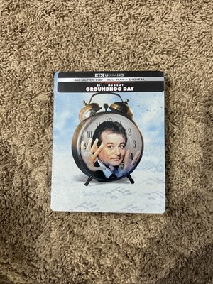 Groundhog Day, New Seal Steel Book 30Th Anniversary 4K+ Blu-Ray+dig Great Movie,