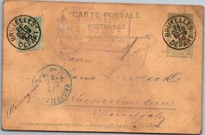 GOLDPATH: Belgium postcard 1900 to Germany CV941_P13