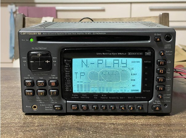 Pioneer Carrozzeria FH-M75 2DIN CD cassette Deck Player Working | eBay
