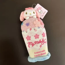 My Melody Stuffed Animal Pouch Big Pouch Parfait Sanrio