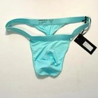 Carbon - Size "Medium" Luxe T-Back Thong - Ice/Mint Green (CA002TH-ICE-M) — photo 2