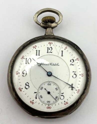 Illinois Antique Mechanical Pocket Watch 17J  16s  Gr.184  1932795   NON-WORKING