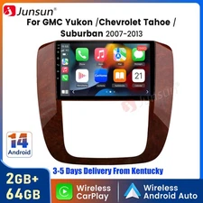 Carplay Android14 2+64G For GMC Yukon/Chevrolet Tahoe/Suburban Car Radio GPS Nav