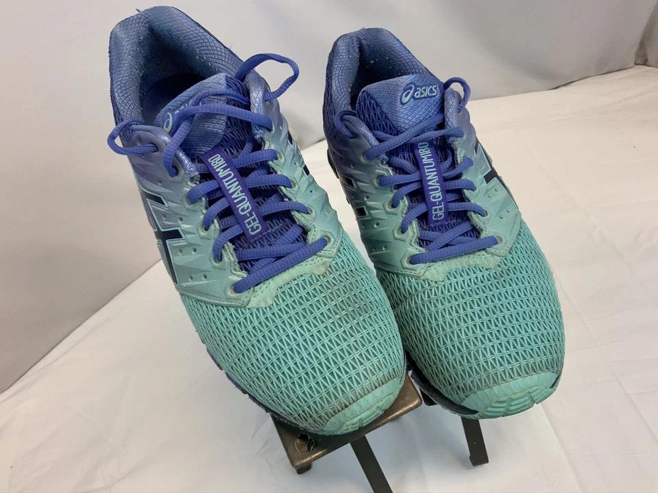 Zapatos para correr Asics Gel Quantum 180 talla 11 azul aguamarina como nuevos YGI H0S-71 Foto 4 de 4