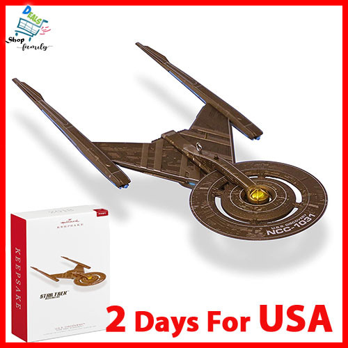 Hallmark Keepsake Ornament Star Trek Discovery U.S.S Discovery with Light