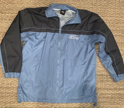 Mens Rocky Mountain National Park Mesh Lined Windbreaker Jacket Size Small