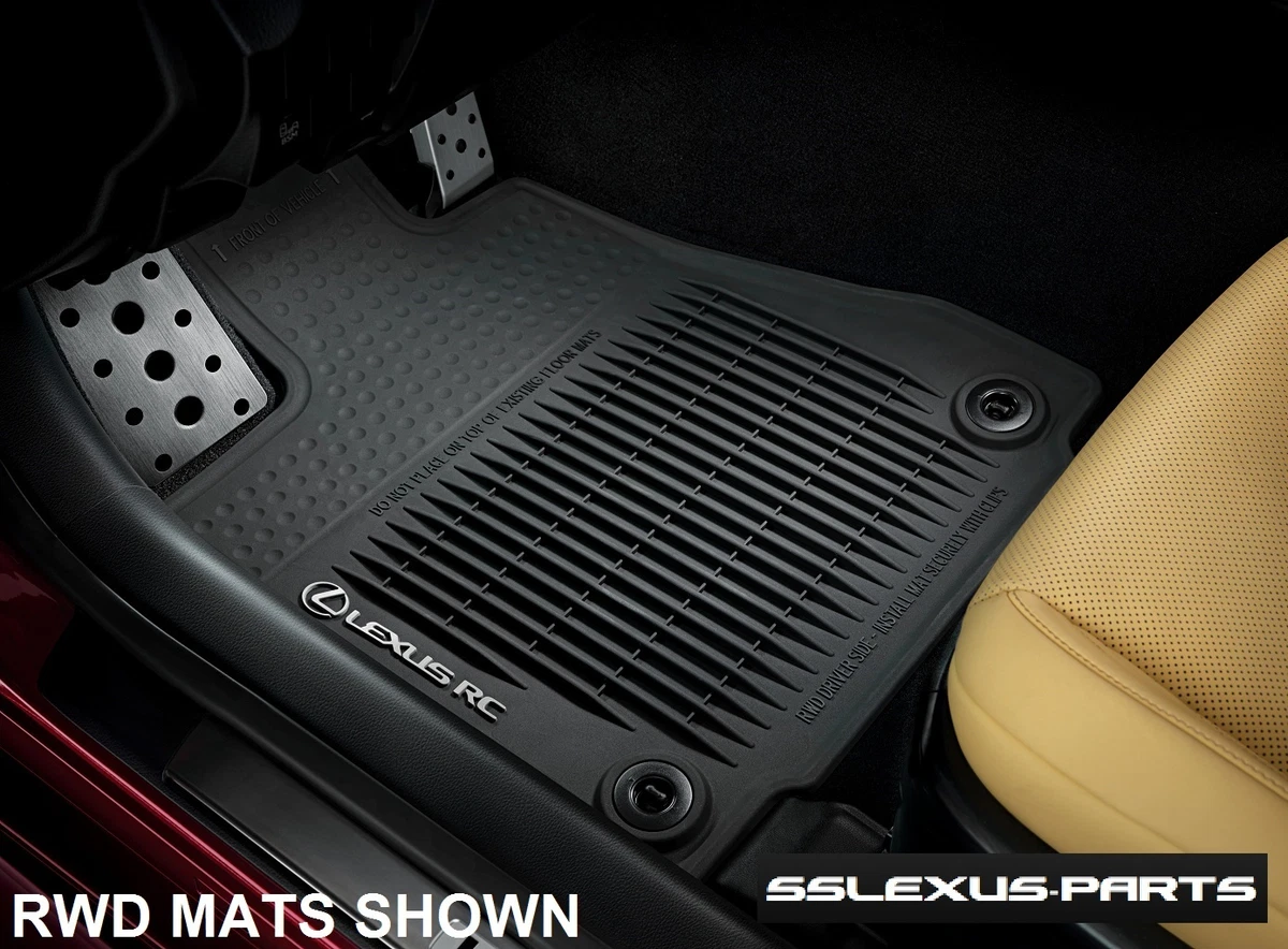 Lexus RC350 2015 2018 AWD OEM Genuine ALL WEATHER FLOOR MATS