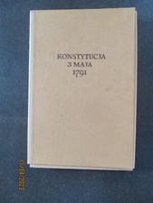 POLAND CONSTITUTION KONSTYTUCJA 3 MAJA 1791 LIMITED LUXURY JUBILEE EDITION 8- 21