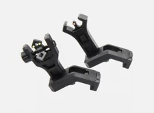Smith & Wesson M&P 15-22 Foldable 45 Degree Fiber Optics Iron Sights Offset Set