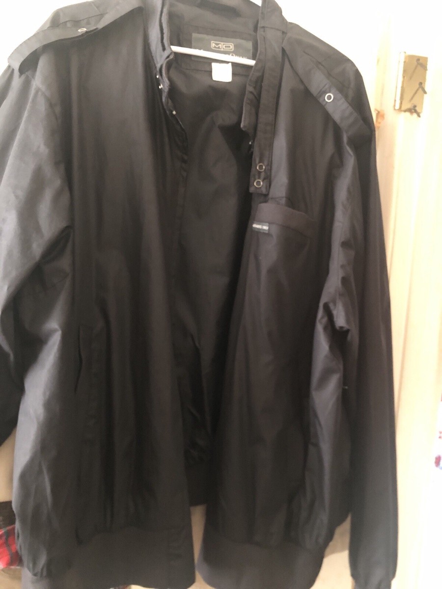 MEMBERS ONLY Vintage Men's 3X Black Classic Iconic Racer Jacket