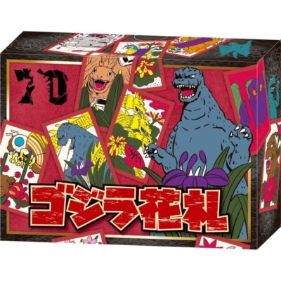 Godzilla Hanafuda 70th Anniversary Limited Playing Cards from