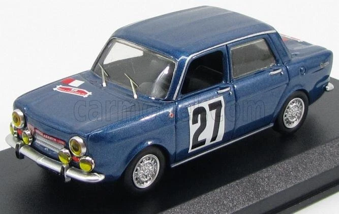 MODELLINO AUTO STATICO BEST SIMCA ABARTH 1150 #27 RALLY DE FRANCHE 1967 1/43 - Immagine 4 di 4