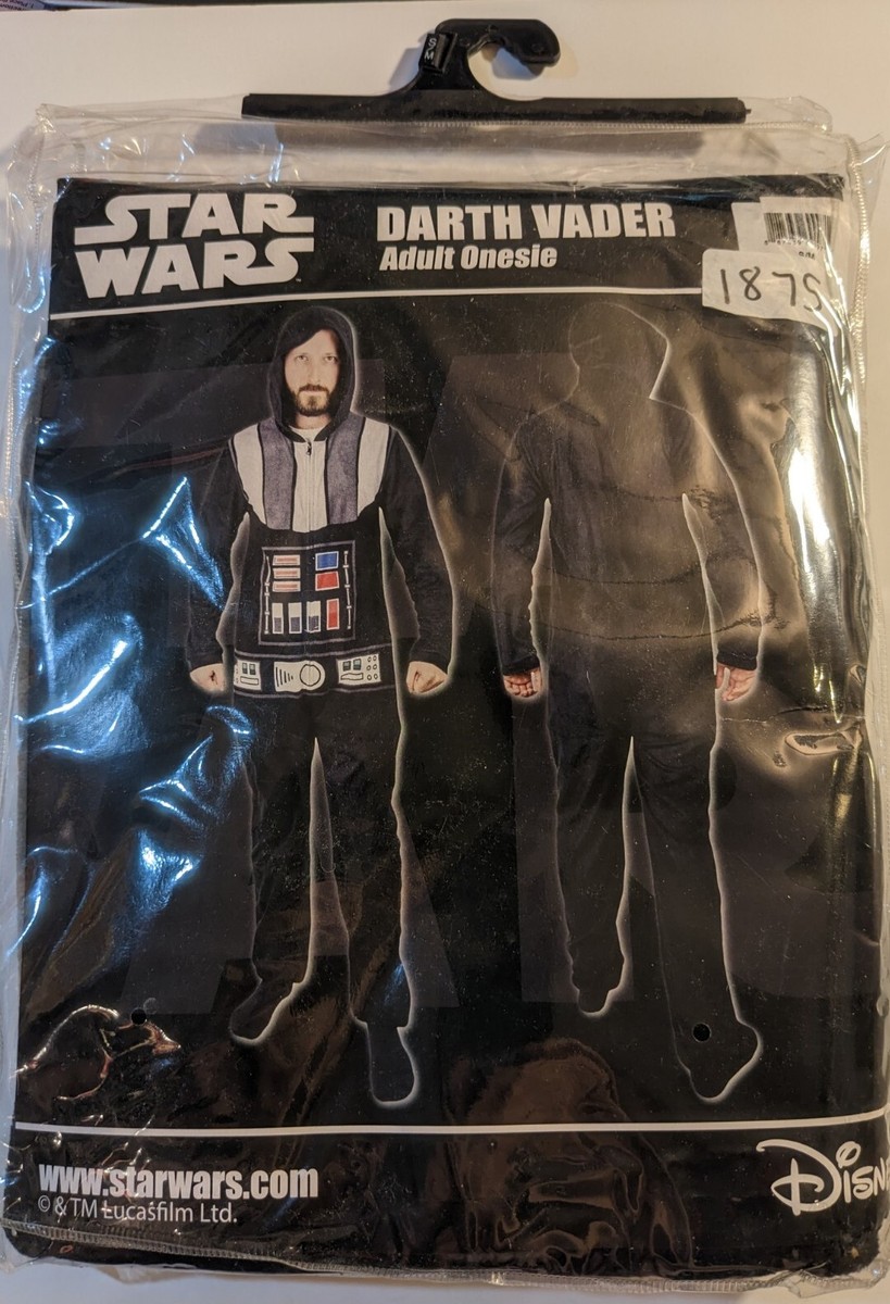 Star Wars Darth Vader Adult Size S/M One Piece Sleepsuit Unisex NIP