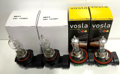 4x-Vosla H11 Off-Road & Toshiba 9011 HIR1 SUPER Darkness