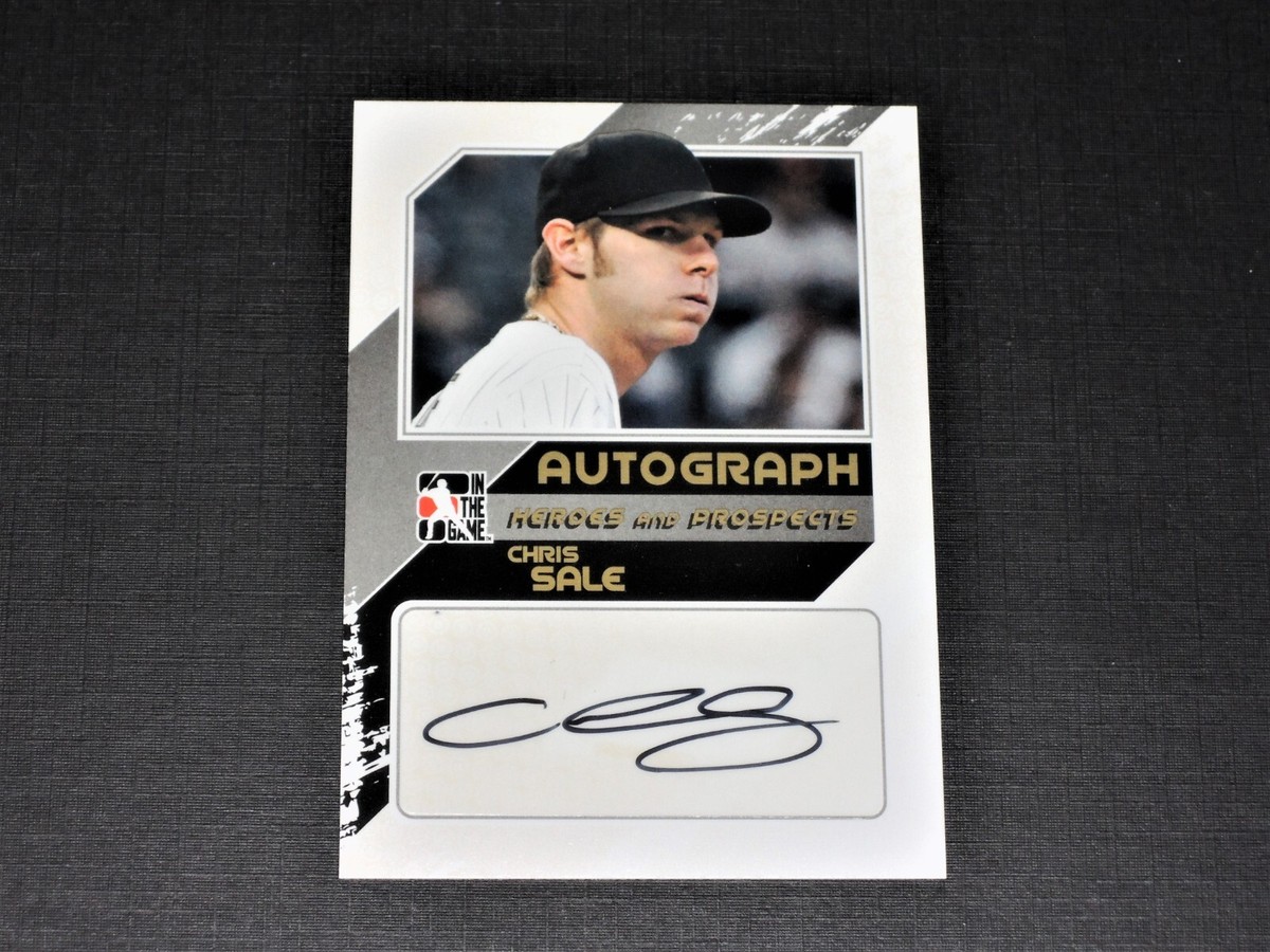 CHRIS SALE RC 2011 IN THE GAME AUTO GOLD VERSION SP #A-C52 ROOKIE 