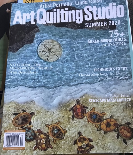 Art Quilting Studio Magazine Summer 2020 Issue 75 Mixed Media Quilts to