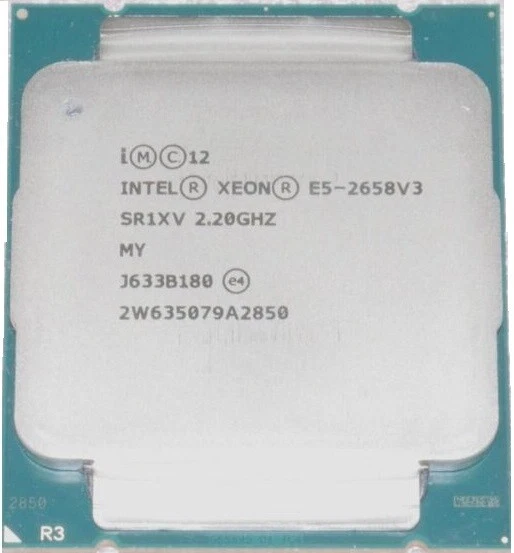 Intel Xeon E5-2658 v3 SR1XV 2.2 - 2.9GHz, 30MB, 12 Core, FCLGA2011-3, 105W CPU - Image 3 of 4