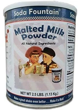 Soda Fountain Malted Milk Powder 2.5 Lb.  Assorted Item Display Weights 
