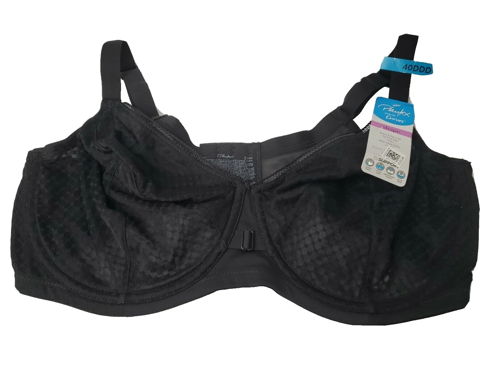 Brasieres Y Negro lunares Playtex Bra Sets para Mujeres