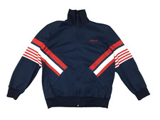 Vintage 70s Adidas Ventex Full Zip Track Jacket Made In France Mens Large Mint