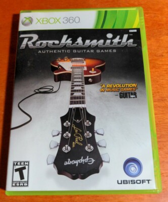 Rocksmith Microsoft Xbox 360 Ubisoft Black Keys Cure  Muse  Cream  White Stripes