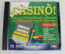 Cd per PC CASINO! Virtuale Gioco d'Azzardo Black Jack Craps Poker Roulette Slot