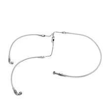 MOFUN 10"-12" Handlebar Front Brake Line Kit For Harley 99-07 Road King Non-ABS