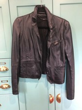 Ladies Leather Jacket / Muu:baa / Preowned