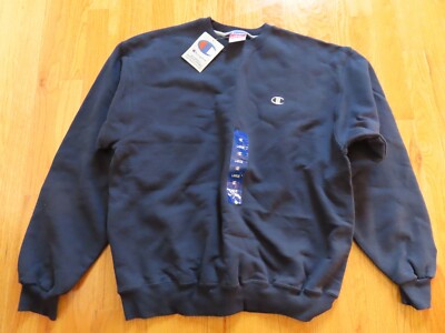 トップス 90's champion sweat shirt L made in USA Vintage 90s Champion Made in USA Hoodie Sweater Navy Blue
