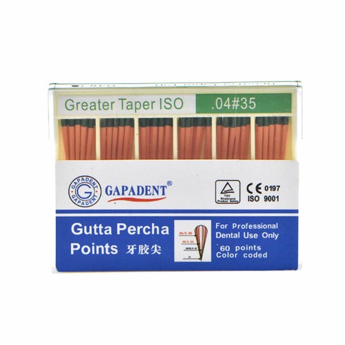 1x Endodontic Dental Gutta Percha Points 0.04 15-40# 60 Pcs/Kit Color Coded New - Picture 7 of 16
