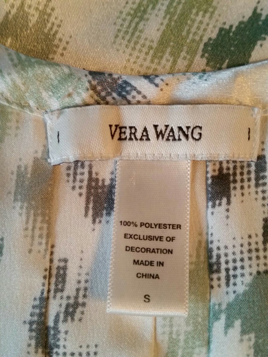 Vera Wang Women's (S) Leopard Print White with Shades of Vera Wang Women's (S) Leopard Print White with Shades of