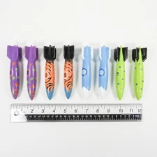 Toypedo Pool Tub Diving Toy SwimWays Mini 5 Inch Torpedo - Lot of 8