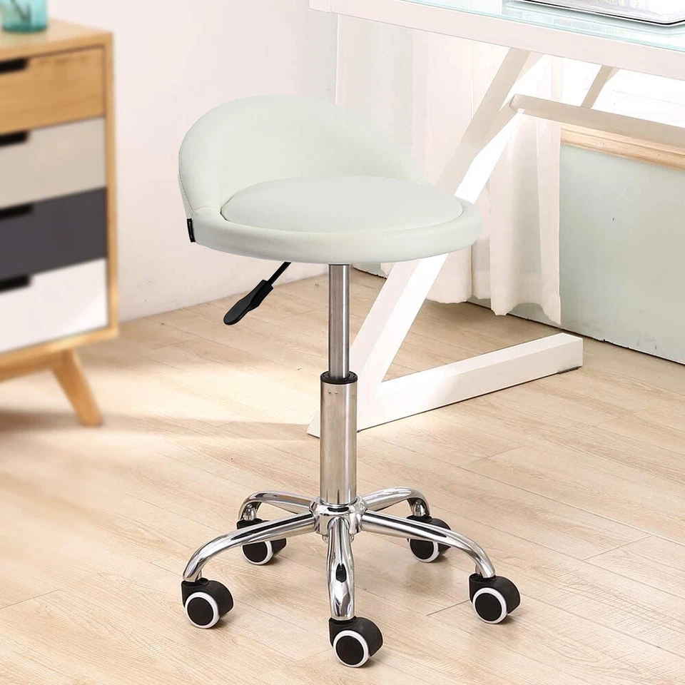 Drehhocker Rollhocker Sitzhocker Praxishocker Gepolstert Hocker Höhenverstellbar - Bild 2 von 4