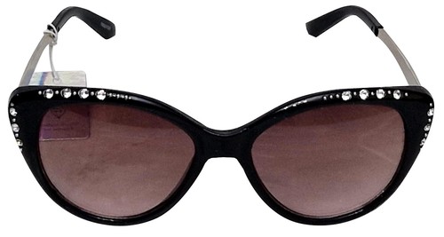 Gafas de sol SWAROVSKI Elements Avon embellecidas damas tintadas ojos de gato y estuche - Imagen 4 de 14