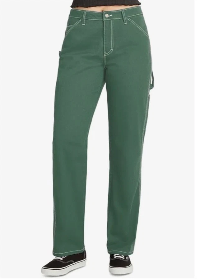 Dickies Juniors Carpenter Pants Ivy green 0 24 eBay