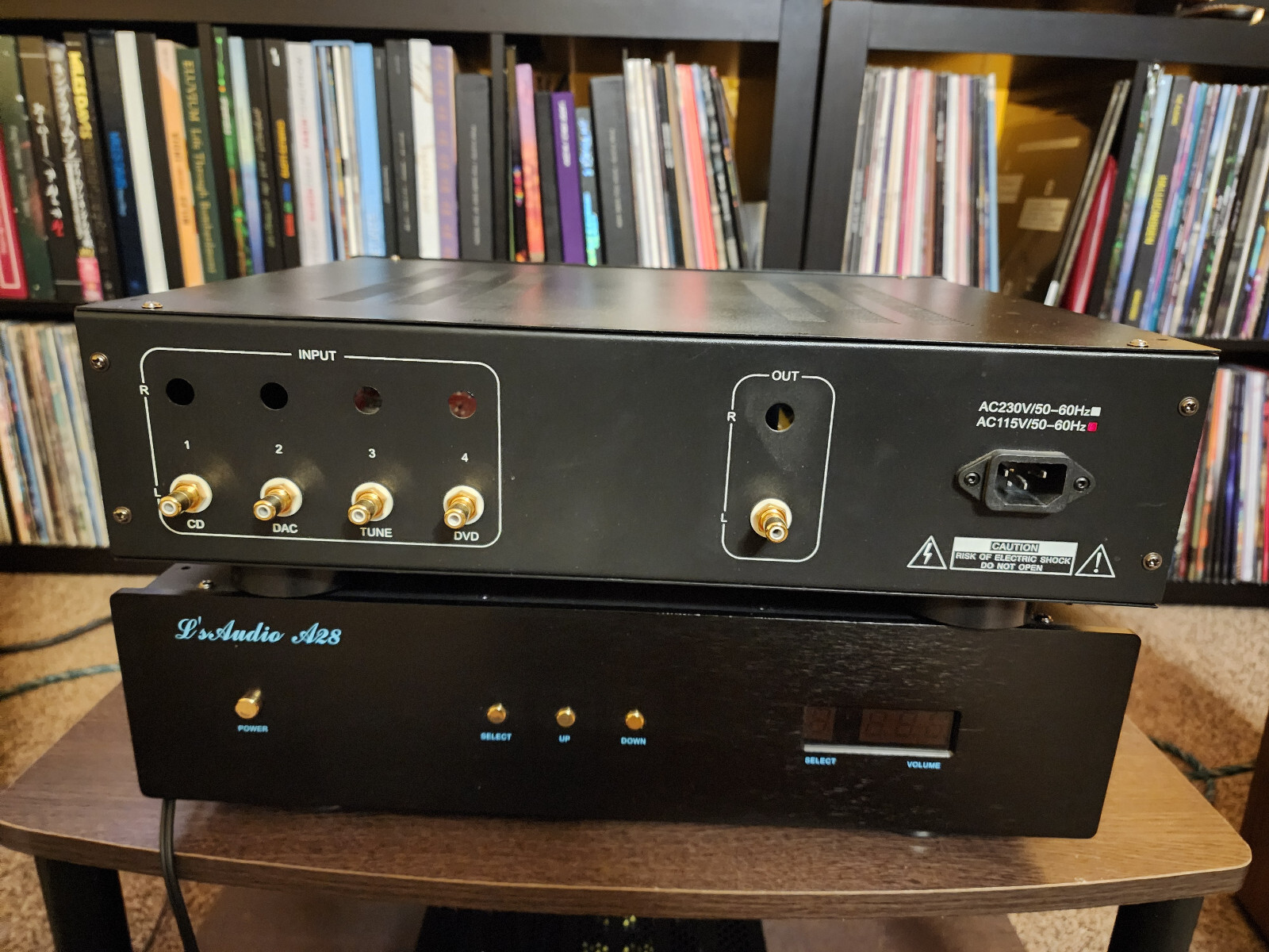 L's (Lite) Audio A28 Tube Preamplifier, dual mono design, sold as stereo pair