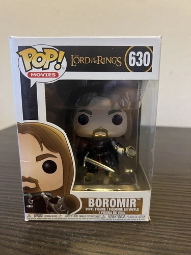 VAULTED Boromir Funko Pop #630 Lord of the Rings LOTR Movies Tolkien Novels Book